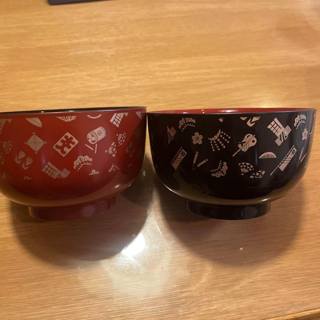 扇子金蒔絵朱塗　吸物椀　10客 扇子金蒔絵朱塗 吸物椀 10客